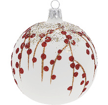 Vánoční koule s motivem bobulí