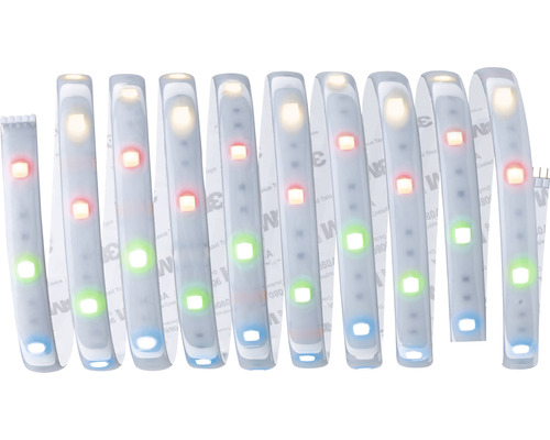 LED pásek s různými barvami