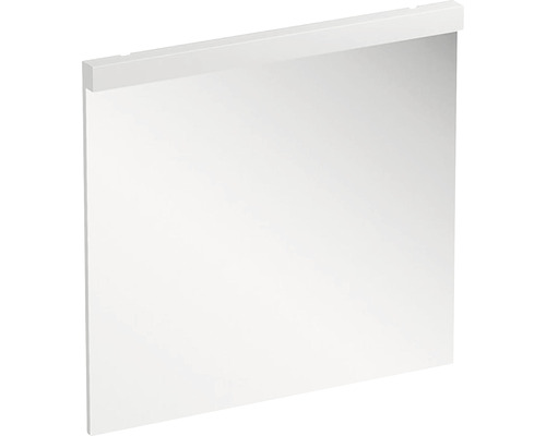 Zrcadlo do koupelny s osvětlením RAVAK Natural 120 x 76 cm v bílém rámu X000001058