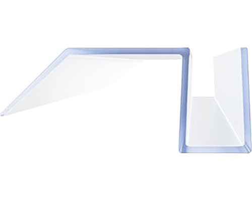 Průhledné sprchové těsnění pro tloušťku skla šest milimetrů