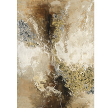 Ručně malovaný obraz Braun Silver Gold 4 50x70 cm-thumb-0
