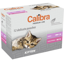 Calibra Premium Line krmivo pro koťata, 12 kapsiček