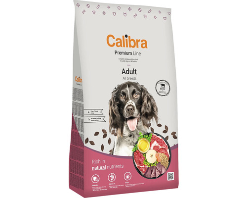 Granule pro dospělé psy všech plemen Calibra Dog Premium Line Adult Beef 3 kg