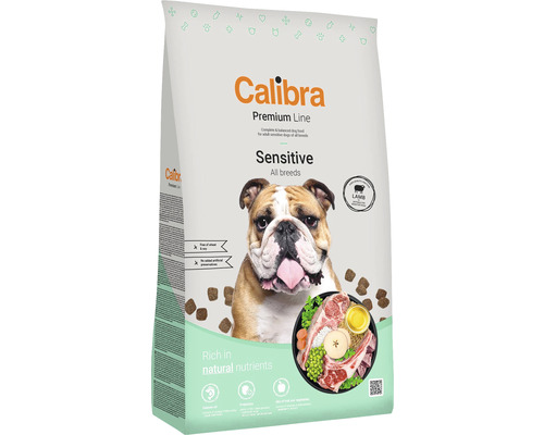 Granule pro psy s citivým zažíváním jehněčí Calibra Dog Premium Line Sensitive Lamb 3 kg