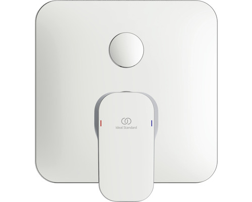 Logo Ideal Standard na jednopákové umyvadlové baterii pro montáž na stěnu