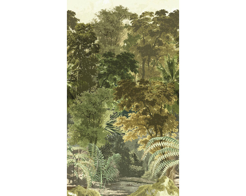 Fototapeta vliesová na zeď Džungle stromy les A51801 1,59x2,8m One roll one motif Grandeco