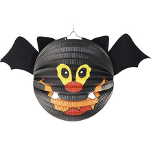 Lucerna ve tvaru netopýra pro halloweenskou výzdobu