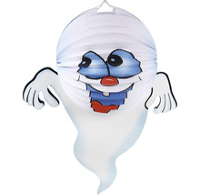 Dekorativní papírový duch k zavěšení na Halloween