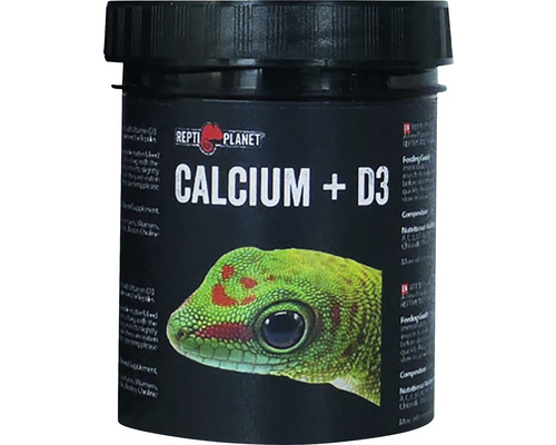 Doplňkové krmivo pro plazy Repti Planet Calcium + D3 125 g
