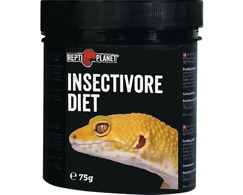 Doplňkové krmivo pro plazy Repti Planet Insectivore diet 75 g Repti Planet krmivo pro hmyzožravé plazy, 75 gramů