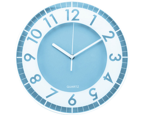Nástěnné hodiny modré ZH09793BL