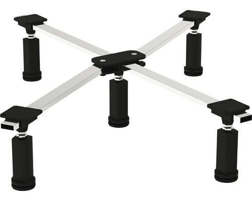 Podstavec pod pračku se čtyřmi nohami a stabilními vzpěrami