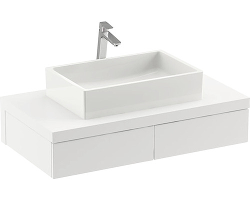Koupelnová skříňka pod umyvadlo RAVAK Formy bílá vysoce lesklá 1000 x 220 x 550 mm X000001030 Koupelnová skříňka pod umyvadlo RAVAK Formy bílá vysoce lesklá 1000 x 220 x 550 mm X000001030