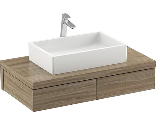 Koupelnová skříňka pod umyvadlo RAVAK Formy ořech 1000 x 220 x 550 mm X000001036 Koupelnová skříňka pod umyvadlo RAVAK Formy ořech 1000 x 220 x 550 mm X000001036