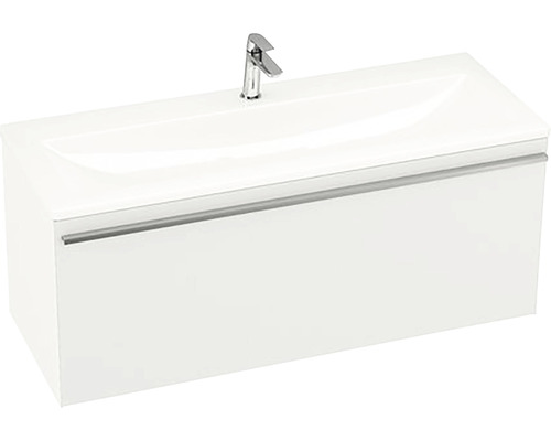 Koupelnová skříňka pod umyvadlo RAVAK Clear bílá vysoce lesklá 1000 x 400 x 380 mm X000000759