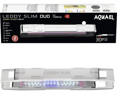 Akvarijní osvětlení Aquael Leddy Slim Duo 10 W 24 cm