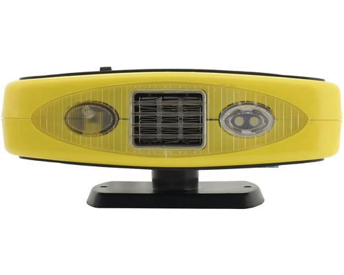 Žluté topení do auta se světlomety a stojanem