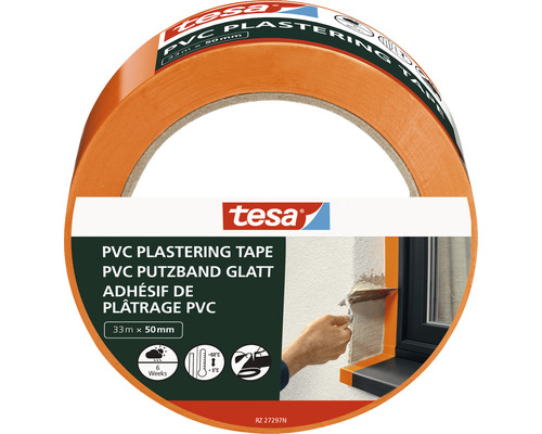 PVC Omítací páska 5cm x 33m oranžová