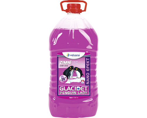 Zimní kapalina do ostřikovačů s vůní GLACIDET PENGUIN LADY NANO -20 °C, 4L, 31.144 Zimní kapalina do ostřikovačů, 4000 ml