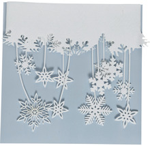 Dekorace se sněhovými vločkami