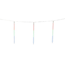 LED světelný řetěz s rampouchy pro venkovní použití