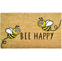 Rohožka kokosová Bee Happy vnitřní 40x60 cm-thumb-0 Rohožka kokosová Bee Happy vnitřní 40x60 cm-thumb-0