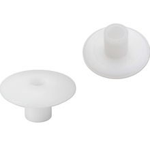 Dvě bílé krycí čepičky