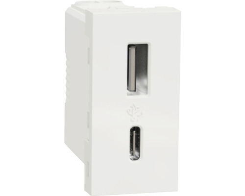 Vložka s USB A a USB C konektorem