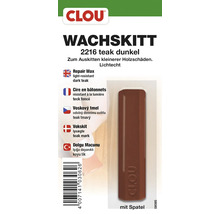 Clou voskový tmel 2216 teak tmavý pro opravy drobných poškození dřeva
