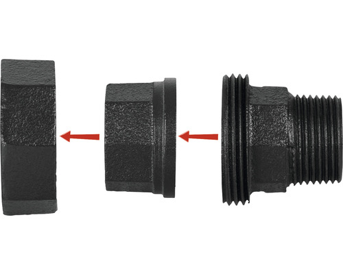 Instalační šroubení s redukcí závitu