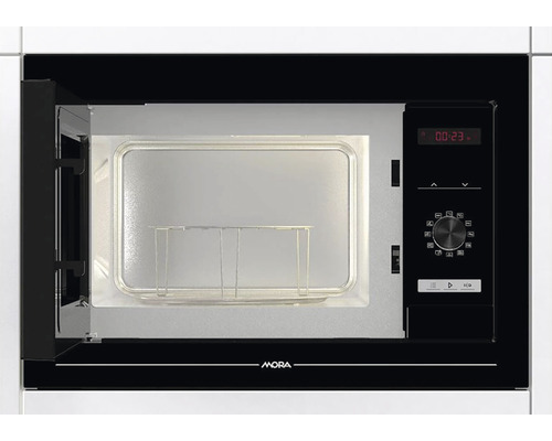 Otevřená vestavná mikrovlnná trouba Mora s funkcí grilu