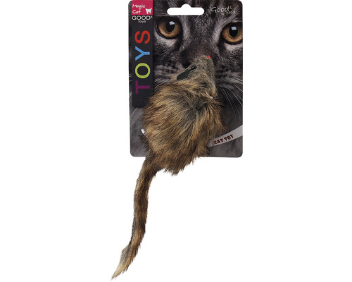 Hračka pro kočky Magic Cat myš plyšová Gigant s catnipem 21 cm