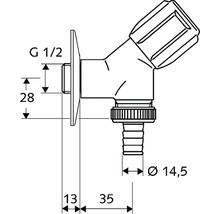 Ventil přístrojový SCHELL 1/2"x3/4" COMFORT-thumb-2