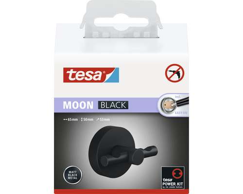 Balení háčku na oblečení Tesa Moon Black