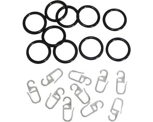 Sada těsnicích kroužků a upevňovacích svorek