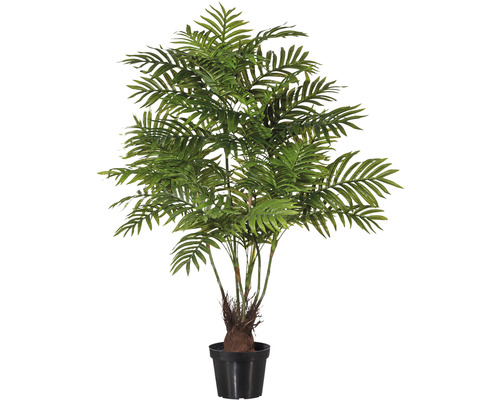 Umělá rostlina palma areka v květináči ca 110 cm Real Touch zelená