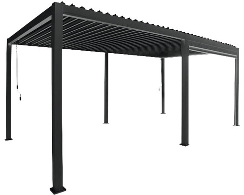 Volně stojící zahradní pergola z kovu