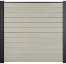 Plastový plotový dílec s rámem