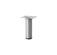 Tarrox noha stolu kulatá 19 cm Ø60 mm s možností výškového nastavení, stříbrný odstín-thumb-1