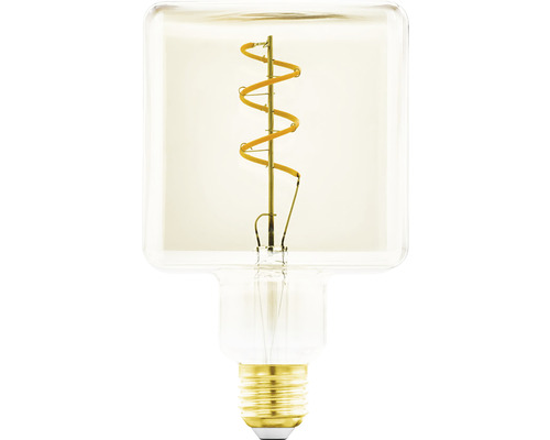 LED žárovka Vintage Eglo Crosslink 11818 E27 / 4 W 180 lm 1600 K hranatý tvar Dekorativní LED žárovka s obdélníkovým skleněným tělem a vinutým vláknem