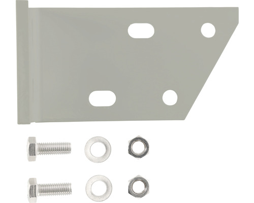 Kovová montážní konzole se šrouby, maticemi a podložkami