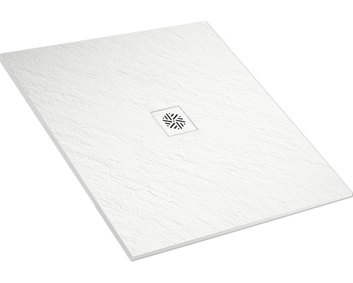 Obdélníková sprchová vanička s odtokovou soupravou