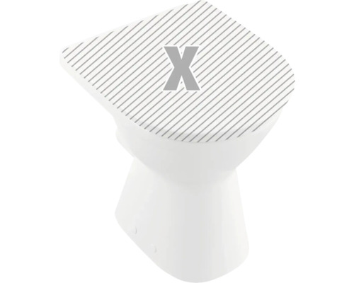Villeroy & Boch stojící WC ViCare hluboké splachování bílé vyvýšené 4683R001 Stojící WC z sanitární keramiky