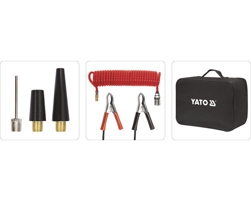 Sada vzduchové pistole Yato s příslušenstvím a taškou