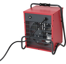 Elektrické topení s ventilátorem a rukojetí.