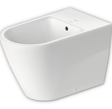 Bíly závěsný bidet do koupelny