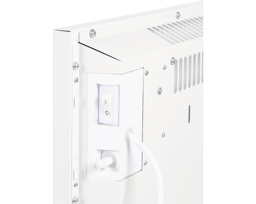 Detail topení s vypínačem a kabelem