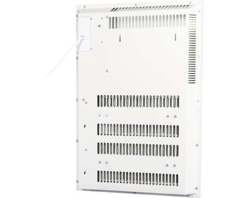 Zadní strana radiátoru s otvory pro odvod tepla