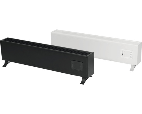 Dva elektrické konvektorové ohřívače s podstavci