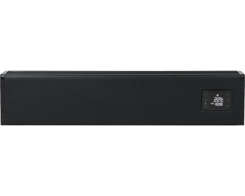 Černá klimatizace s digitálním displejem